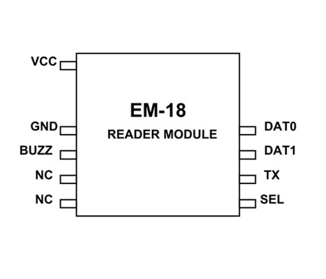 rfid reader module em18|em 18 reader module pinout.